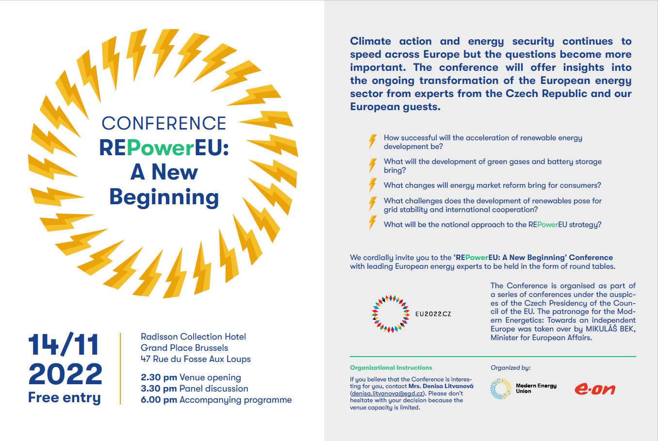 Conference RePower EU: A New Beginning