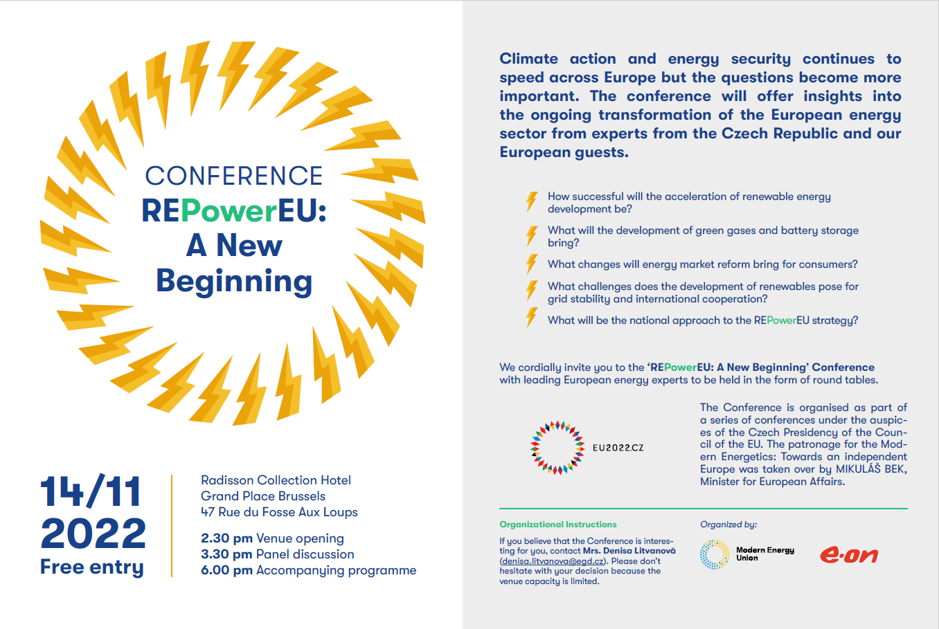 CONFERENCE: REPowerEU: A New Beginning