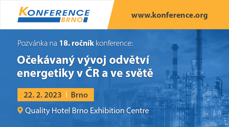 Konference Brno 2023 – Očekávaný vývoj odvětví energetiky v ČR a ve světě