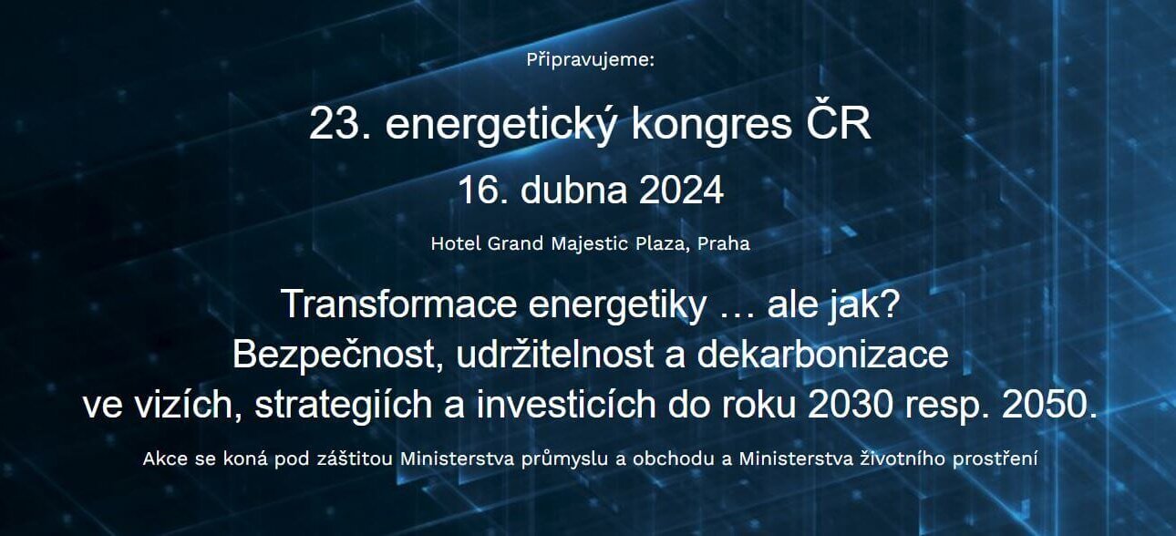 Business FORUM: 23rd Energy Congress in the Czech Republic