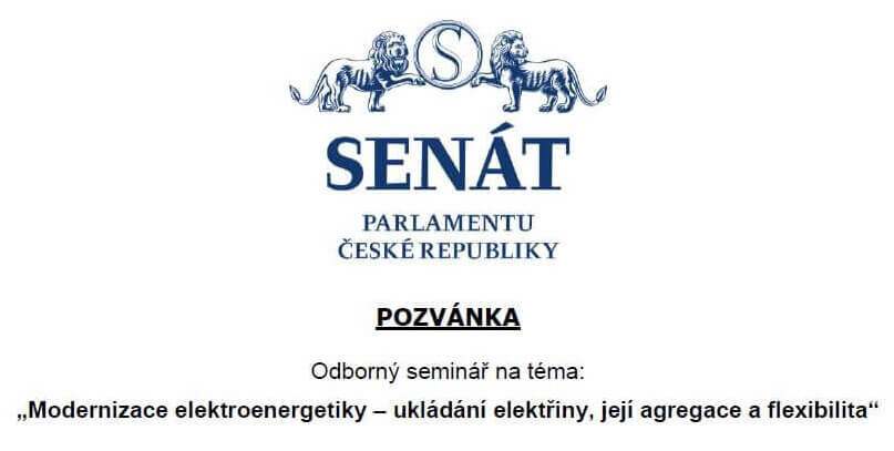 Odborný seminář: „Modernizace elektroenergetiky – ukládání elektřiny, její agregace a flexibilita“