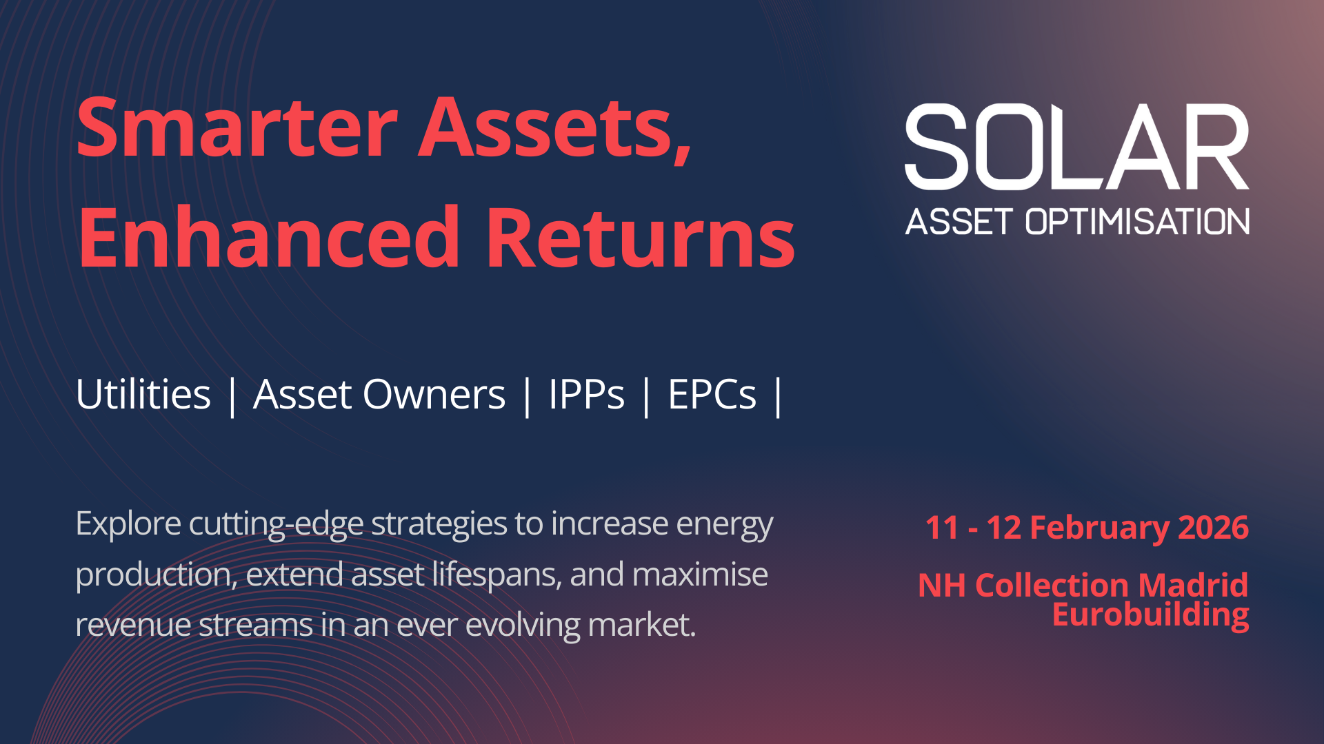 Solar Asset Optimisation 2026