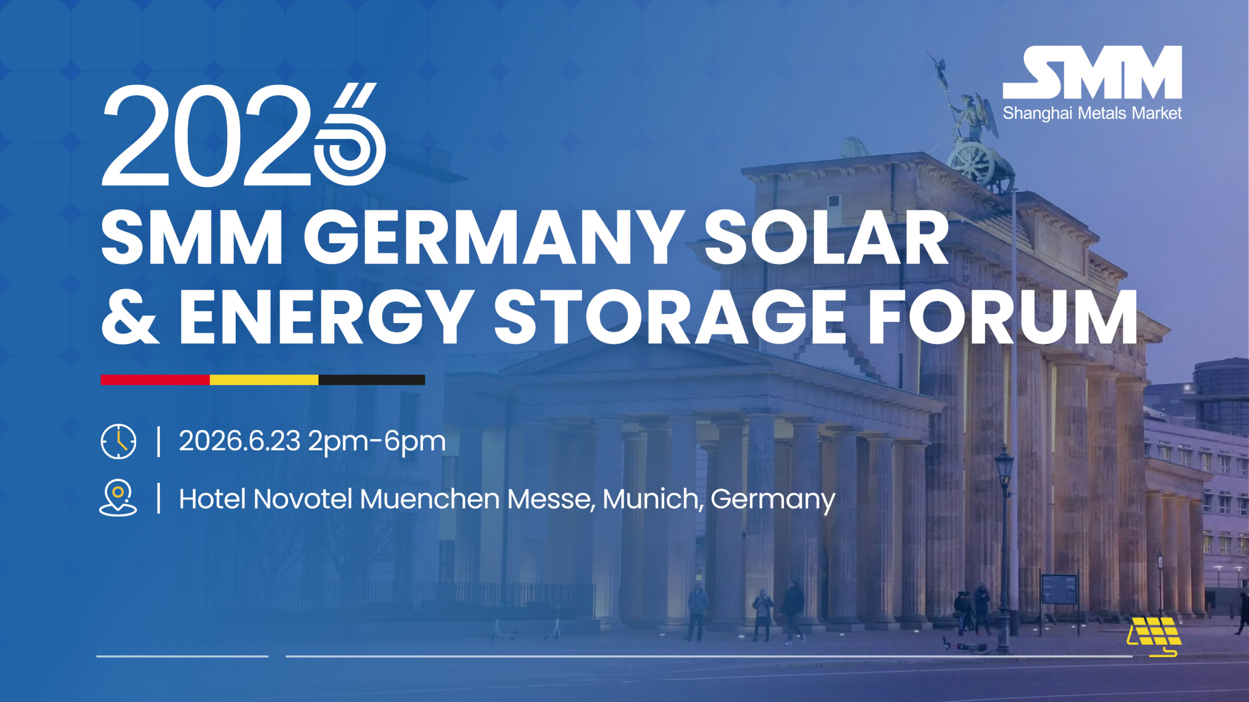 SMM GERMANY SOLAR & ENERGY STORAGE FORUM